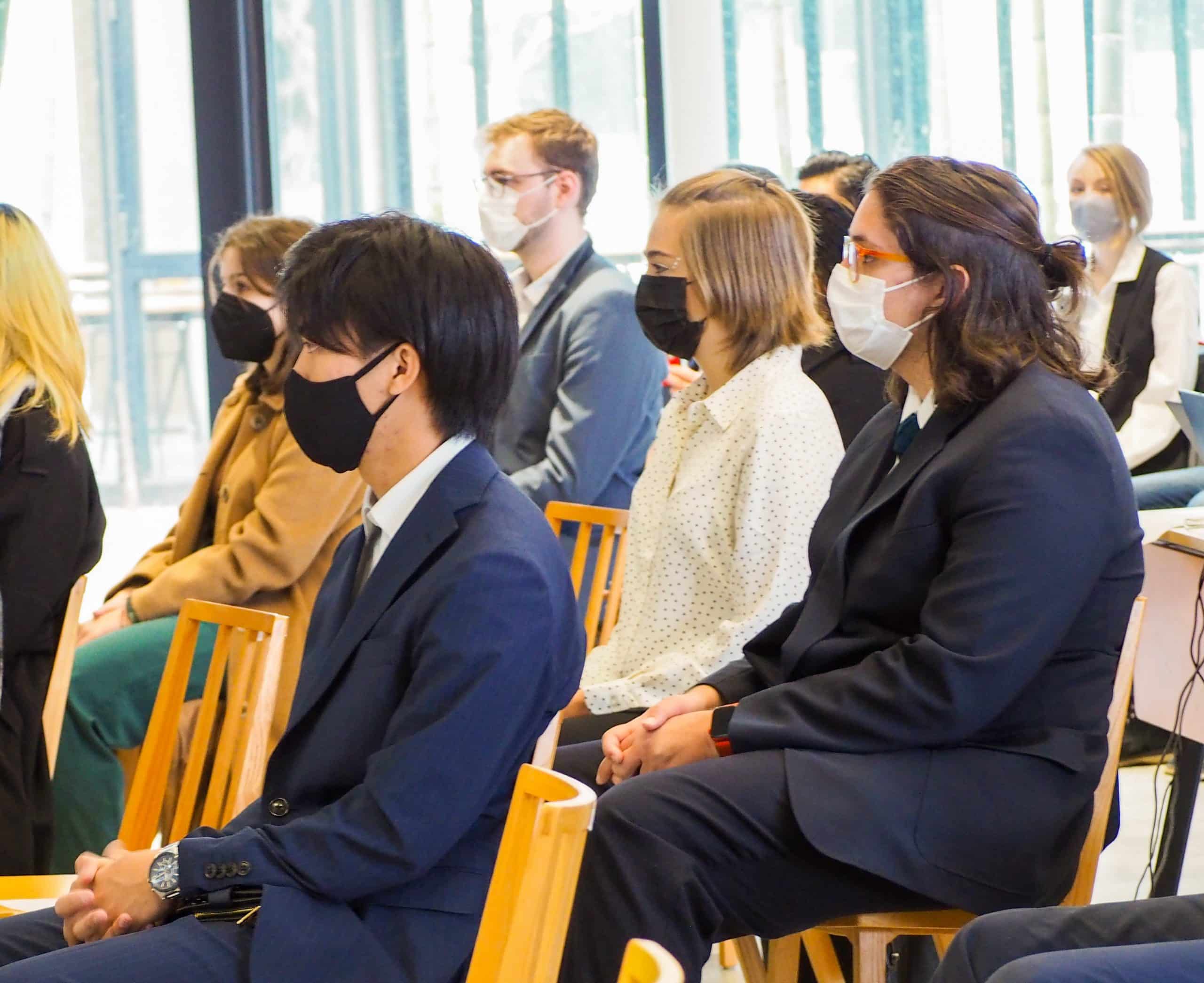 iCLA International Students at the Entrance Ceremony