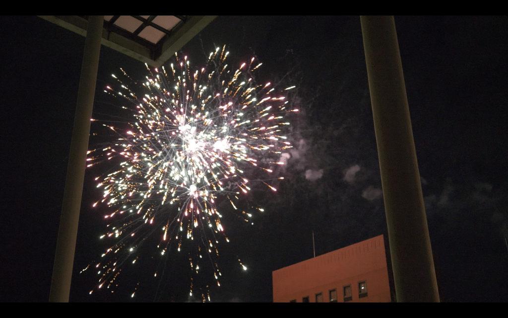 Fireworks at the Altair Tanabata Festival