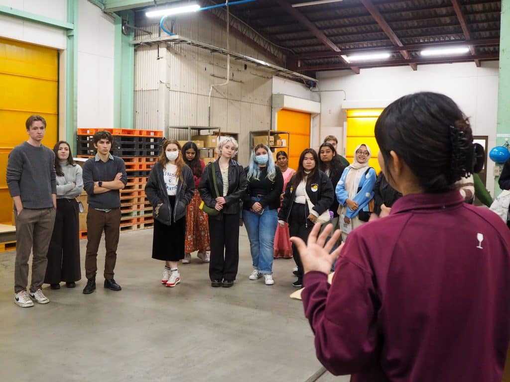 iCLA students visit Lumiere Winery to learn about Koshu wine in Yamanashi