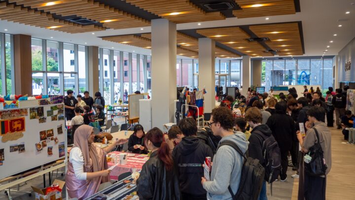 Many visitors came to iCLA's Diversity Day 2025 event held in the Turquoise Blue cafeteria.